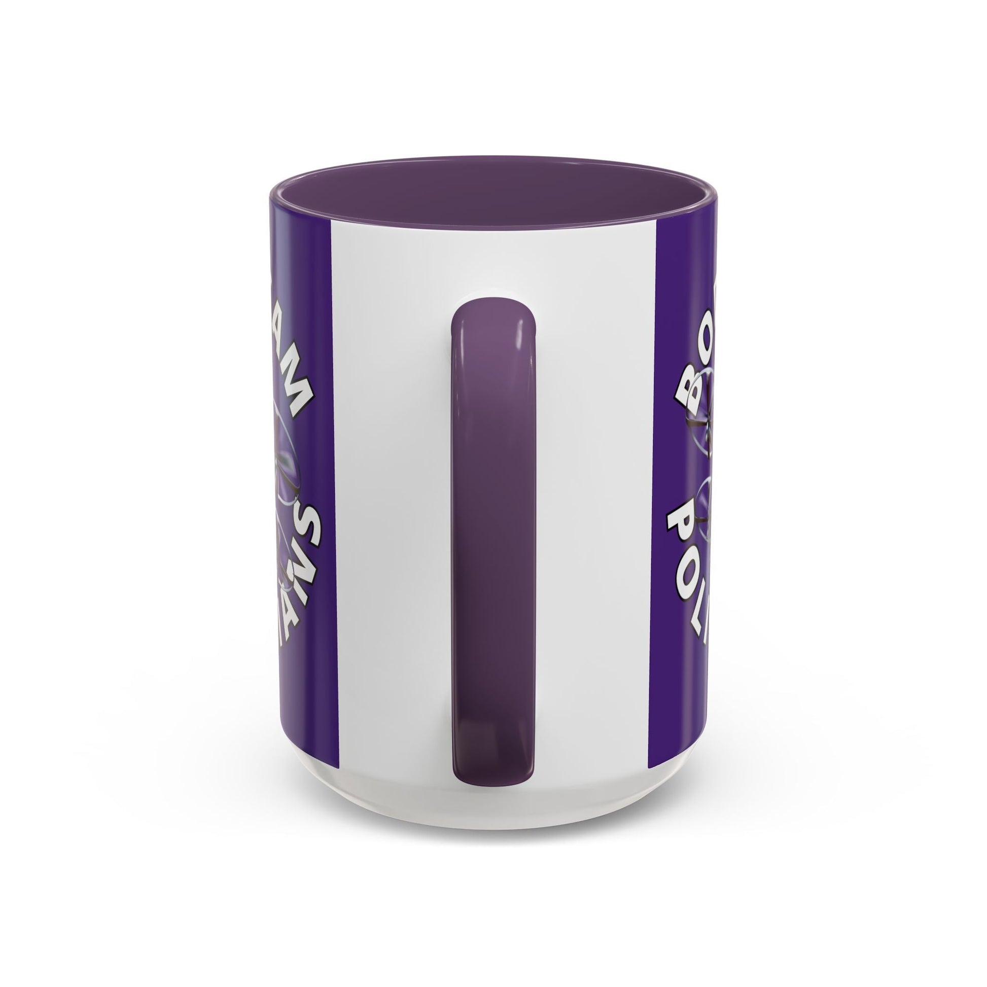 Bodycam the Politicians Drone Purple Accent Mug by cypherpunkgear.com – cypherpunkgear.com | Cypherpunk Merch