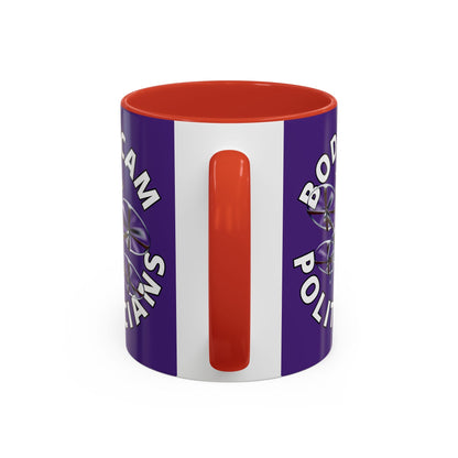 Bodycam the Politicians Drone Purple Accent Mug by cypherpunkgear.com – cypherpunkgear.com | Cypherpunk Merch
