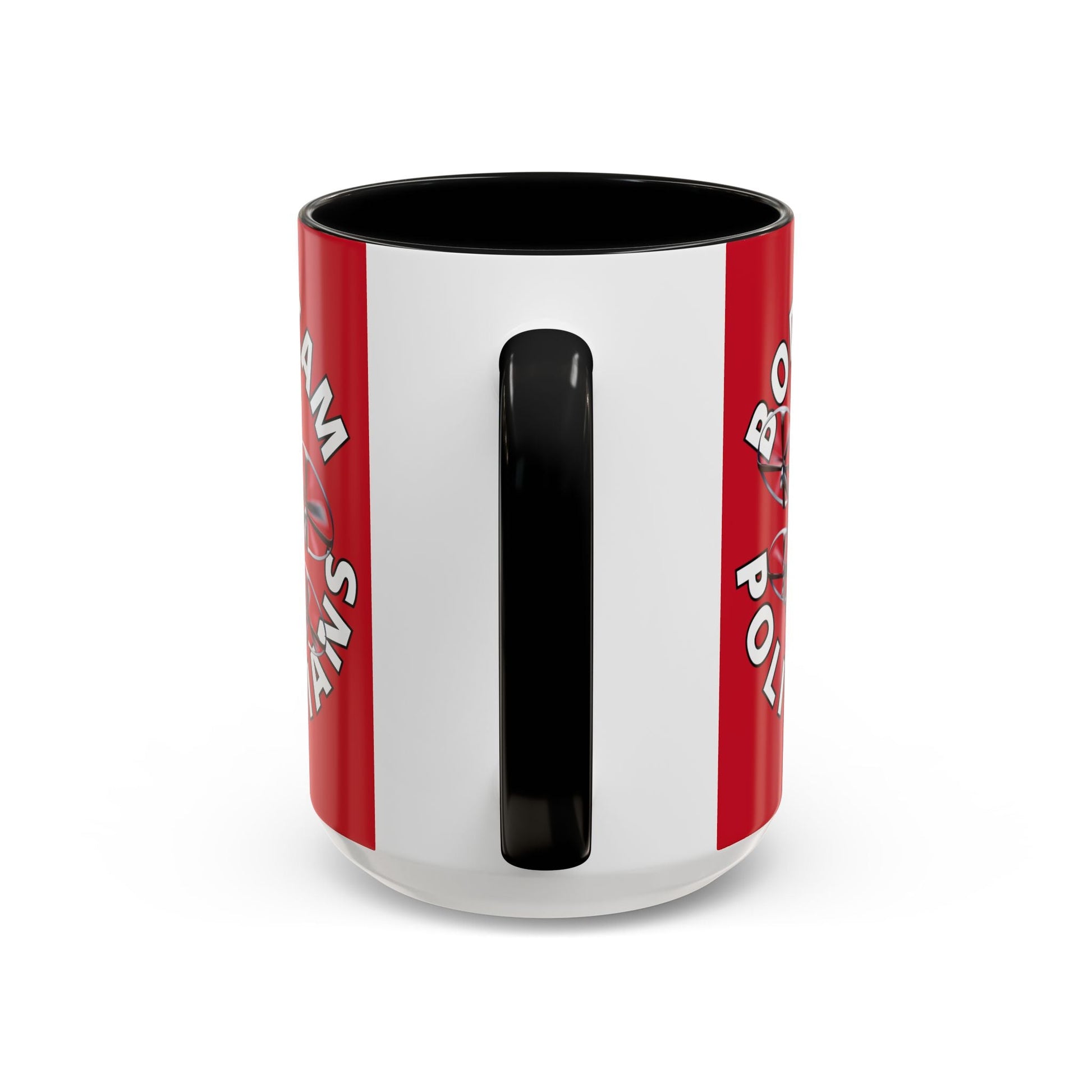 Bodycam the Politicians Drone Red Accent Mug by cypherpunkgear.com – cypherpunkgear.com | Cypherpunk Merch