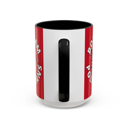 Bodycam the Politicians Drone Red Accent Mug by cypherpunkgear.com – cypherpunkgear.com | Cypherpunk Merch