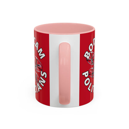 Bodycam the Politicians Drone Red Accent Mug by cypherpunkgear.com – cypherpunkgear.com | Cypherpunk Merch
