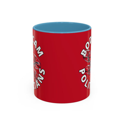 Bodycam the Politicians Drone Red Accent Mug by cypherpunkgear.com – cypherpunkgear.com | Cypherpunk Merch