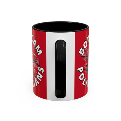 Bodycam the Politicians Drone Red Accent Mug by cypherpunkgear.com – cypherpunkgear.com | Cypherpunk Merch