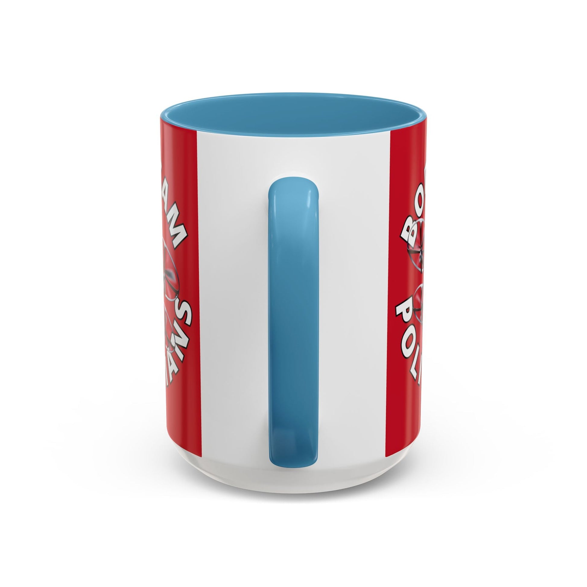 Bodycam the Politicians Drone Red Accent Mug by cypherpunkgear.com – cypherpunkgear.com | Cypherpunk Merch