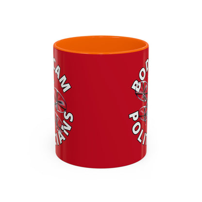 Bodycam the Politicians Drone Red Accent Mug by cypherpunkgear.com – cypherpunkgear.com | Cypherpunk Merch