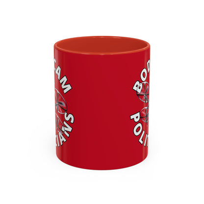Bodycam the Politicians Drone Red Accent Mug by cypherpunkgear.com – cypherpunkgear.com | Cypherpunk Merch