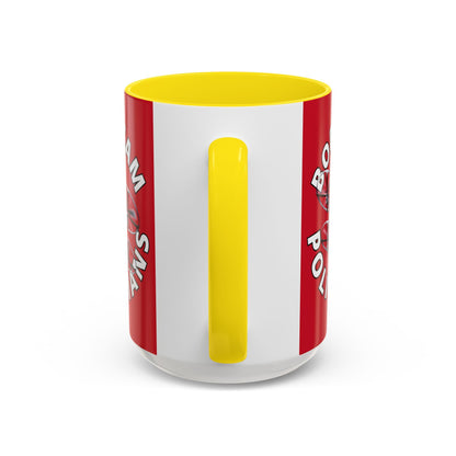 Bodycam the Politicians Drone Red Accent Mug by cypherpunkgear.com – cypherpunkgear.com | Cypherpunk Merch