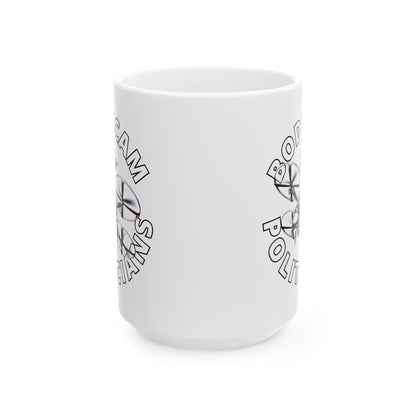 Bodycam the Politicians Drone White Mug by cypherpunkgear.com – cypherpunkgear.com | Cypherpunk Merch