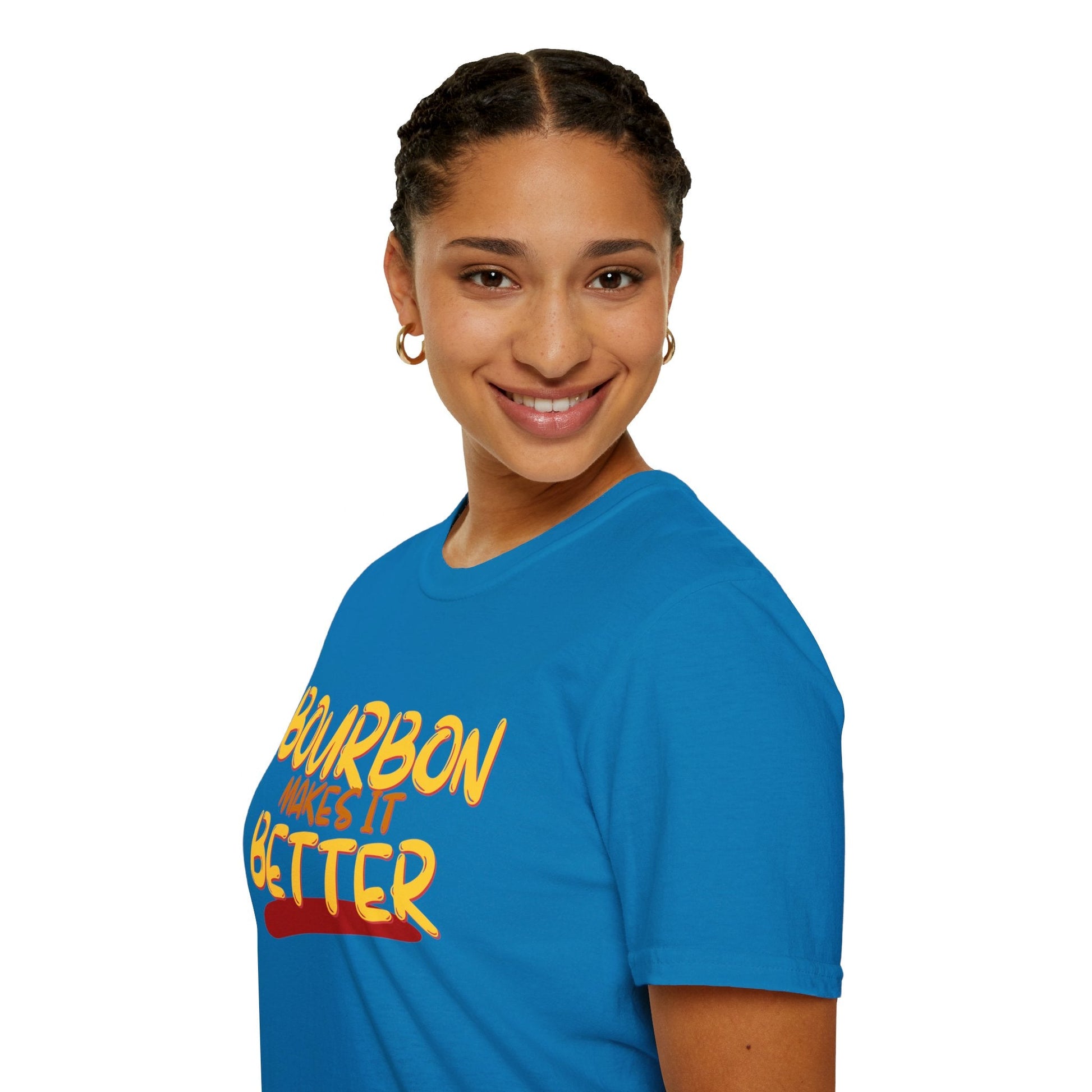 Bourbon makes it better DKcolors Unisex T-Shirt by cypherpunkgear – cypherpunkgear.com | Cypherpunk Merch