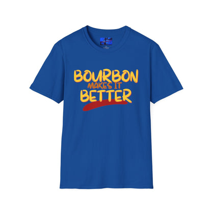 Bourbon makes it better DKcolors Unisex T-Shirt by cypherpunkgear – cypherpunkgear.com | Cypherpunk Merch
