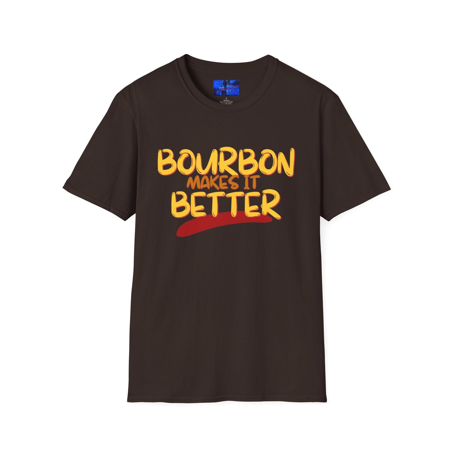 Bourbon makes it better DKcolors Unisex T-Shirt by cypherpunkgear – cypherpunkgear.com | Cypherpunk Merch