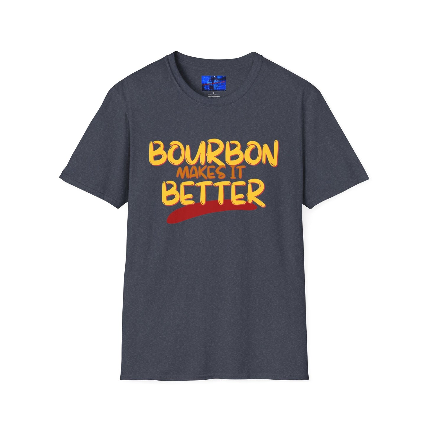 Bourbon makes it better DKcolors Unisex T-Shirt by cypherpunkgear – cypherpunkgear.com | Cypherpunk Merch