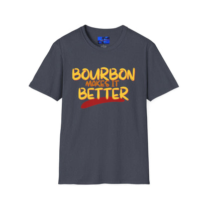 Bourbon makes it better DKcolors Unisex T-Shirt by cypherpunkgear – cypherpunkgear.com | Cypherpunk Merch