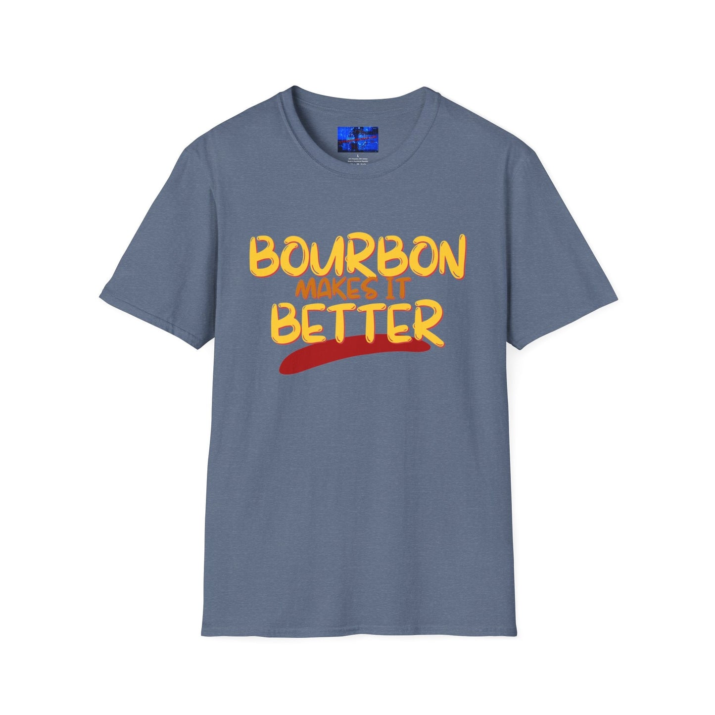 Bourbon makes it better DKcolors Unisex T-Shirt by cypherpunkgear – cypherpunkgear.com | Cypherpunk Merch