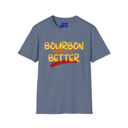 Bourbon makes it better DKcolors Unisex T-Shirt by cypherpunkgear – cypherpunkgear.com | Cypherpunk Merch