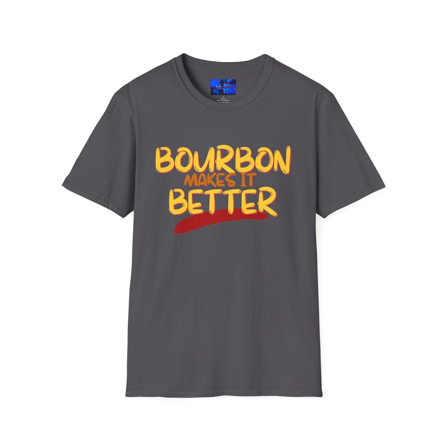 Bourbon makes it better DKcolors Unisex T-Shirt by cypherpunkgear – cypherpunkgear.com | Cypherpunk Merch