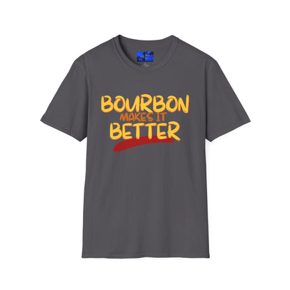 Bourbon makes it better DKcolors Unisex T-Shirt by cypherpunkgear – cypherpunkgear.com | Cypherpunk Merch