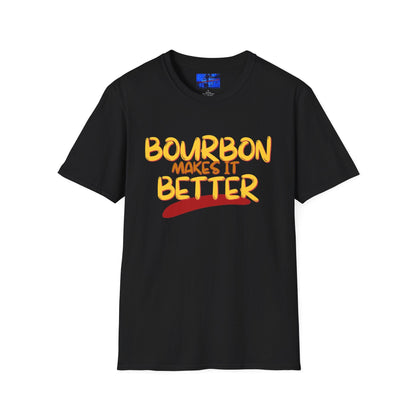 Bourbon makes it better DKcolors Unisex T-Shirt by cypherpunkgear – cypherpunkgear.com | Cypherpunk Merch