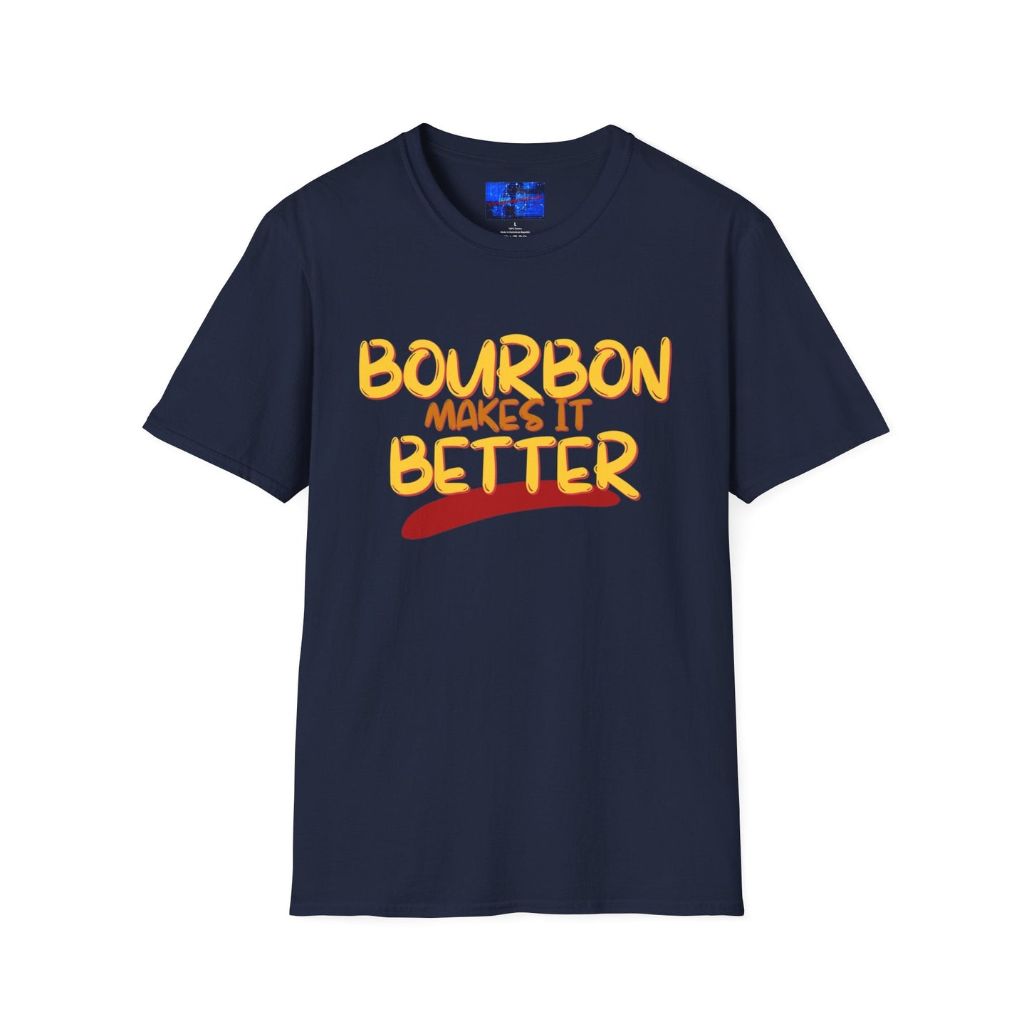 Bourbon makes it better DKcolors Unisex T-Shirt by cypherpunkgear – cypherpunkgear.com | Cypherpunk Merch