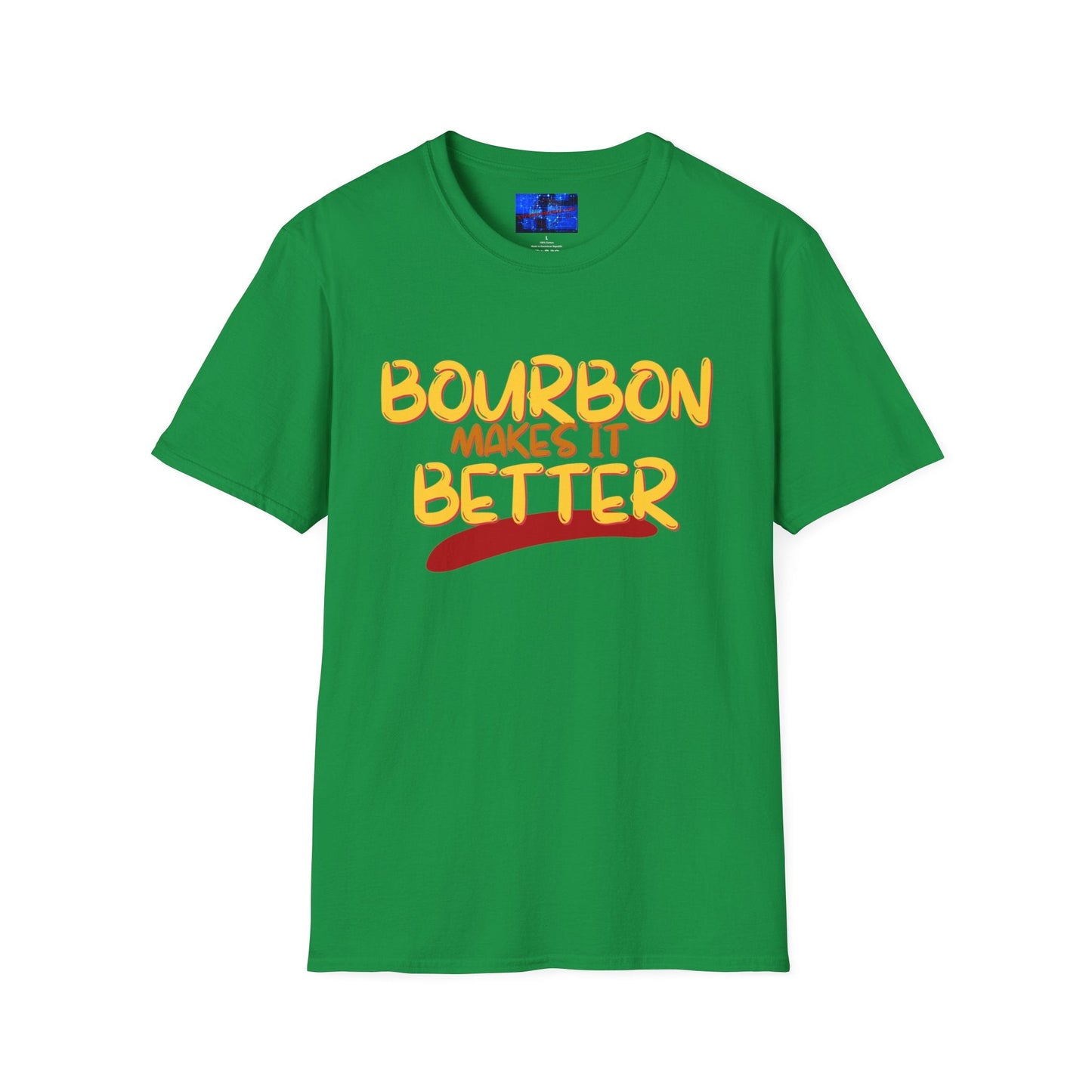 Bourbon makes it better DKcolors Unisex T-Shirt by cypherpunkgear – cypherpunkgear.com | Cypherpunk Merch