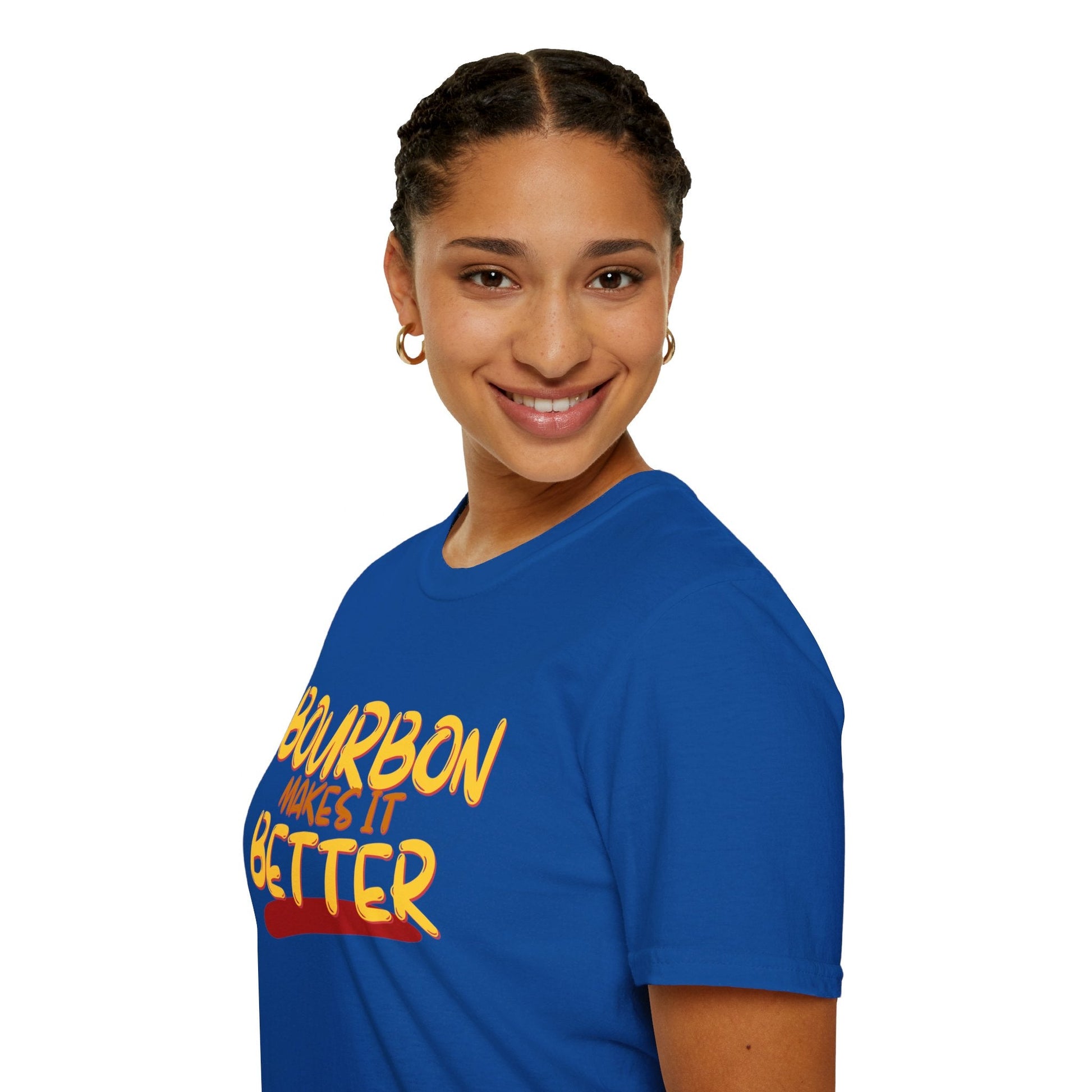 Bourbon makes it better DKcolors Unisex T-Shirt by cypherpunkgear – cypherpunkgear.com | Cypherpunk Merch