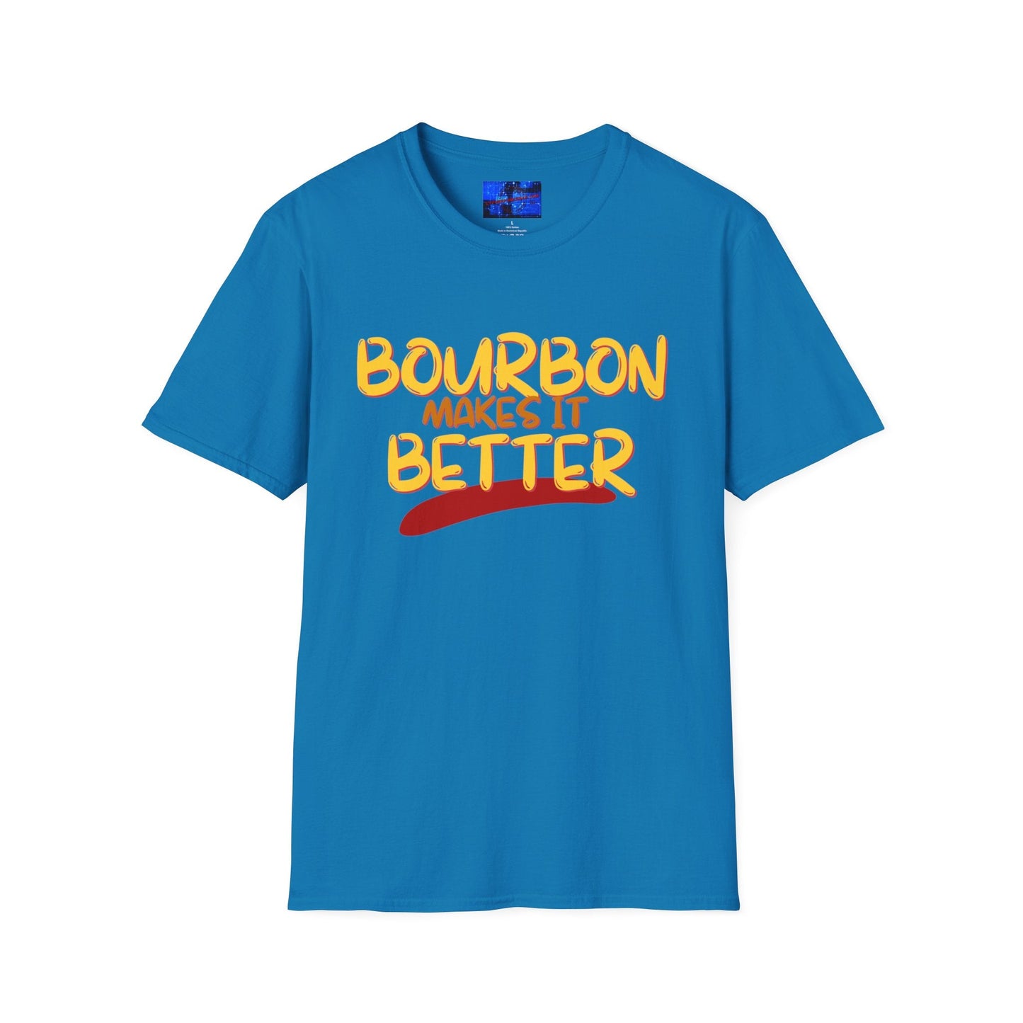 Bourbon makes it better DKcolors Unisex T-Shirt by cypherpunkgear – cypherpunkgear.com | Cypherpunk Merch