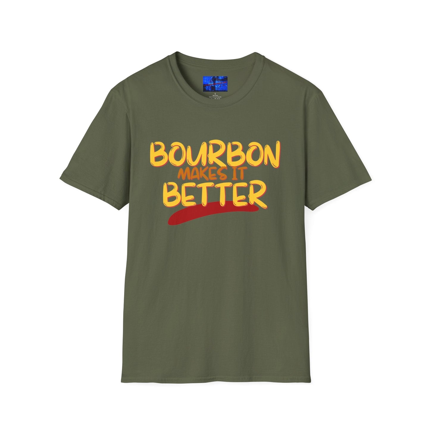 Bourbon makes it better DKcolors Unisex T-Shirt by cypherpunkgear – cypherpunkgear.com | Cypherpunk Merch