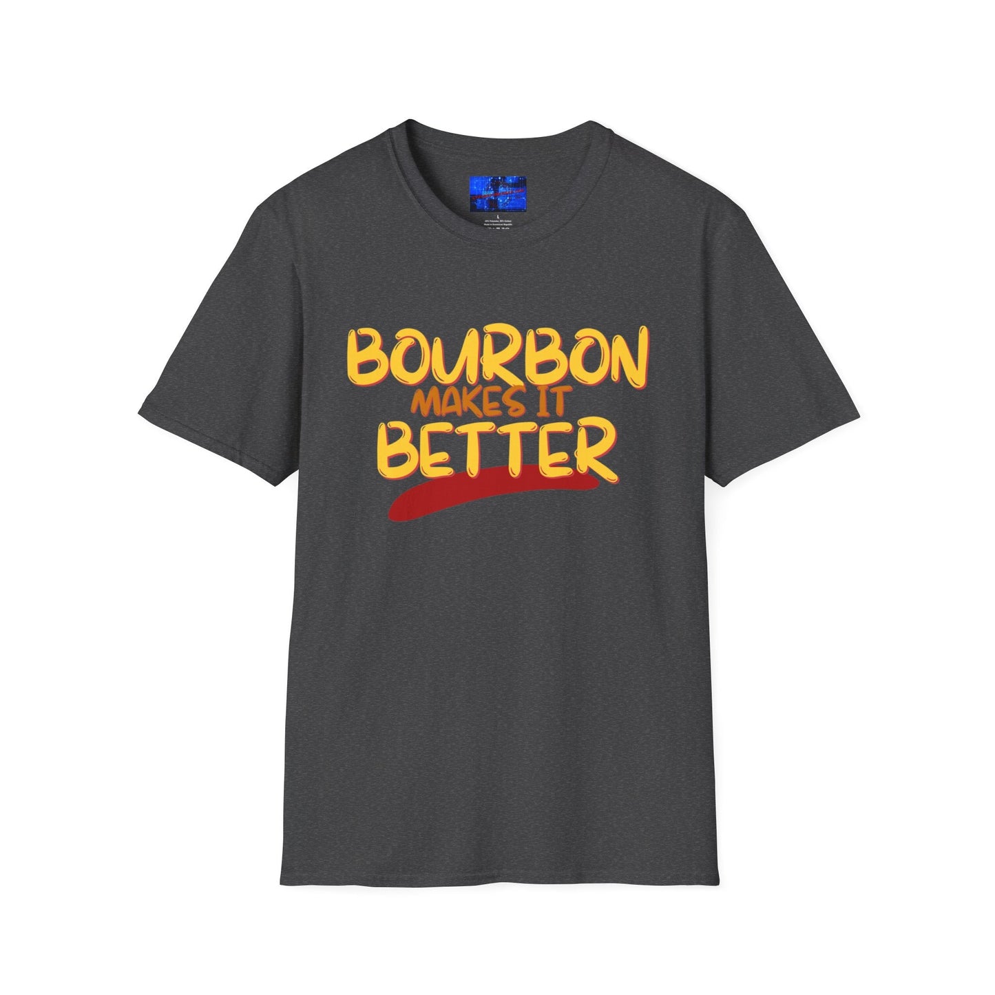 Bourbon makes it better DKcolors Unisex T-Shirt by cypherpunkgear – cypherpunkgear.com | Cypherpunk Merch