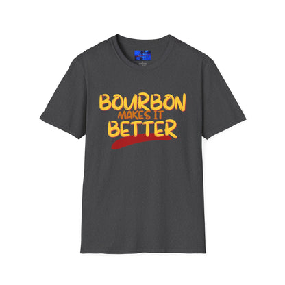 Bourbon makes it better DKcolors Unisex T-Shirt by cypherpunkgear – cypherpunkgear.com | Cypherpunk Merch