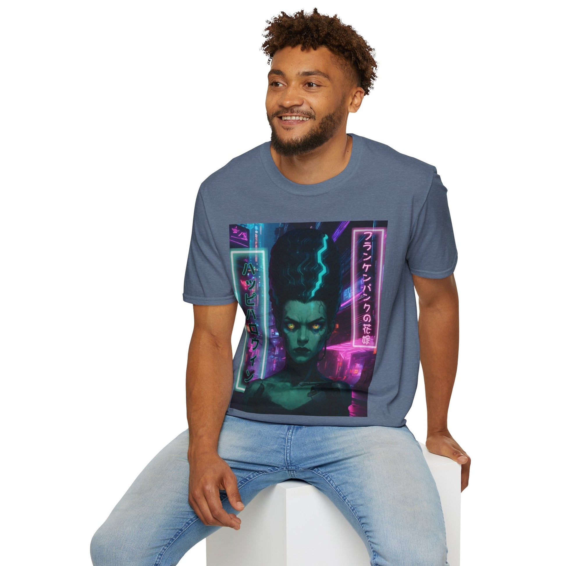 Bride of Frankenpunk DKcolors Unisex T-Shirt by CreepyCrafts.boo – cypherpunkgear.com | Cypherpunk Merch