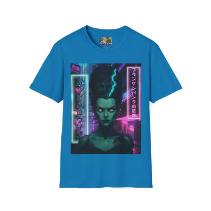 Bride of Frankenpunk DKcolors Unisex T-Shirt by CreepyCrafts.boo – cypherpunkgear.com | Cypherpunk Merch