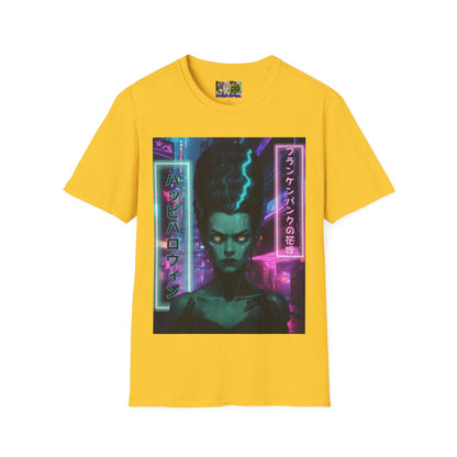 Bride of Frankenpunk LTcolors Unisex T-Shirt by CreepyCrafts.boo – cypherpunkgear.com | Cypherpunk Merch