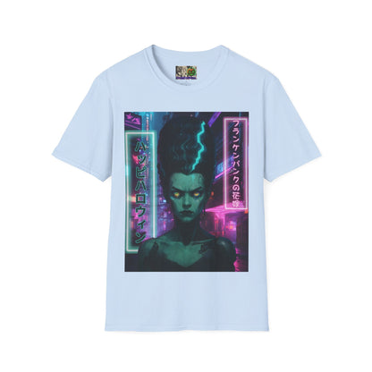 Bride of Frankenpunk LTcolors Unisex T-Shirt by CreepyCrafts.boo – cypherpunkgear.com | Cypherpunk Merch
