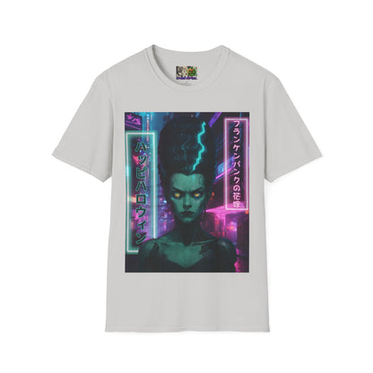 Bride of Frankenpunk LTcolors Unisex T-Shirt by CreepyCrafts.boo – cypherpunkgear.com | Cypherpunk Merch