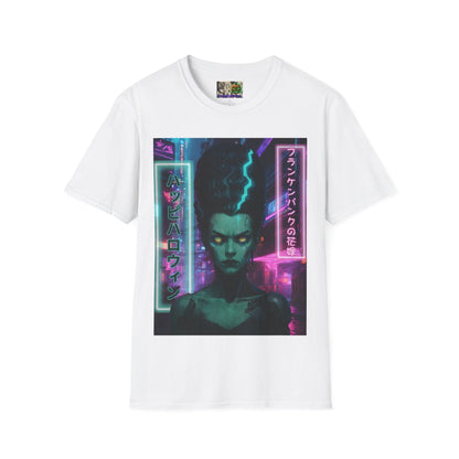 Bride of Frankenpunk LTcolors Unisex T-Shirt by CreepyCrafts.boo – cypherpunkgear.com | Cypherpunk Merch