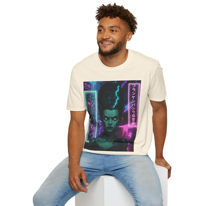 Bride of Frankenpunk LTcolors Unisex T-Shirt by CreepyCrafts.boo – cypherpunkgear.com | Cypherpunk Merch