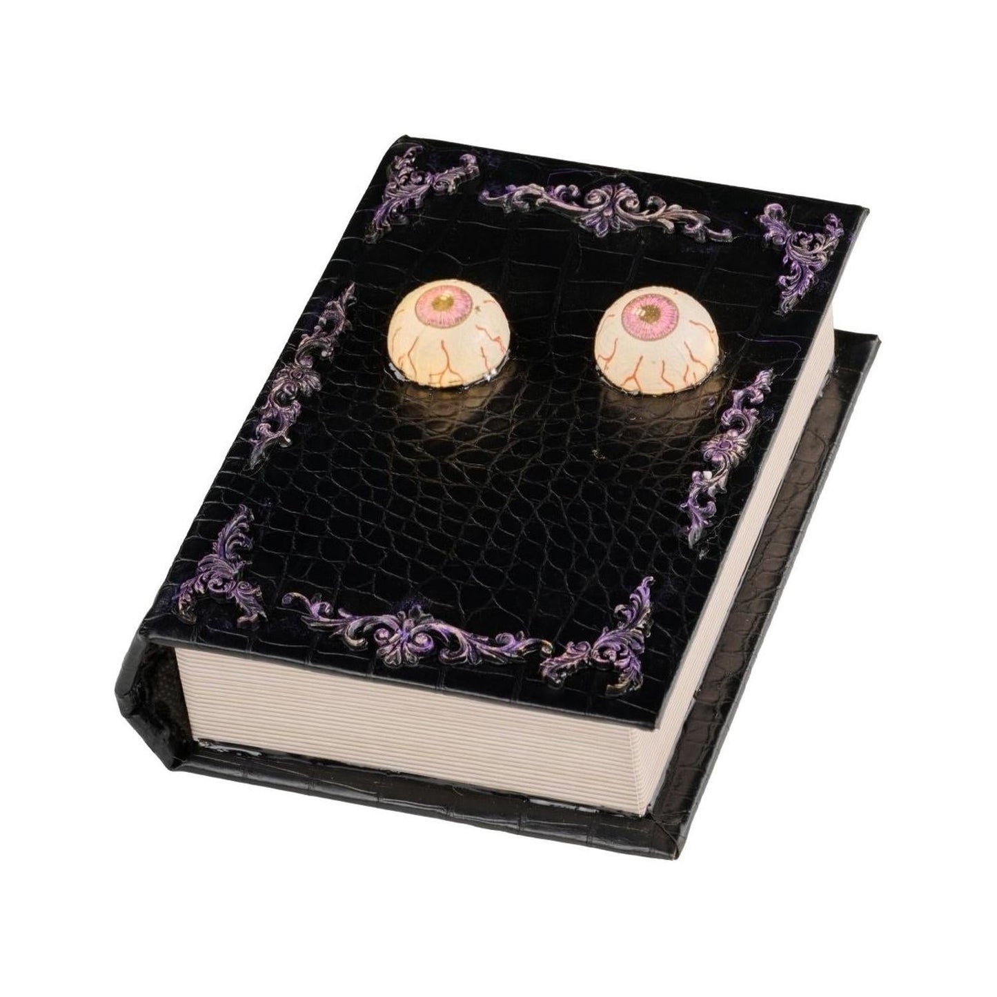 8.25" Lighted Halloween Book Eyeball