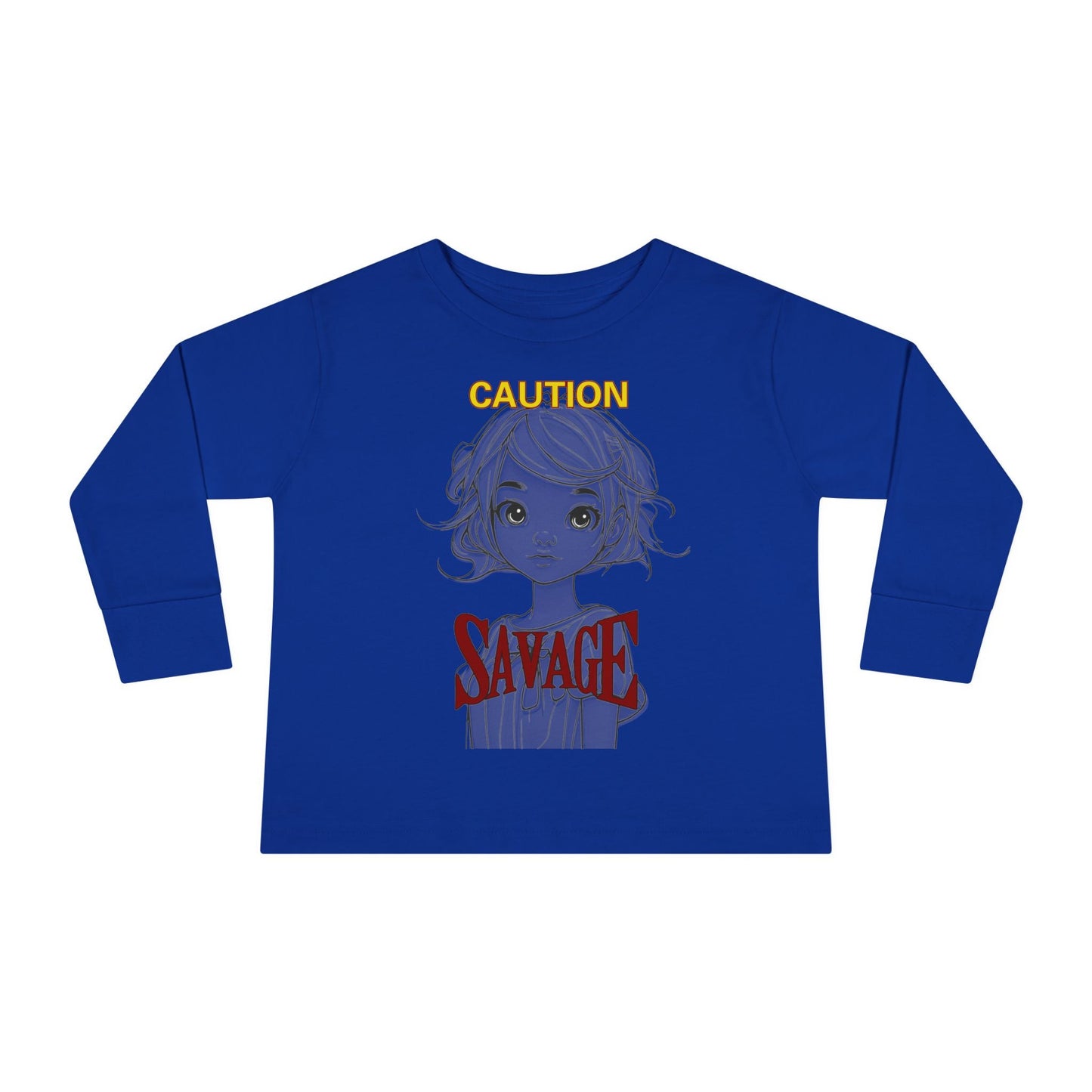 Caution: Tiny but Savage Toddler Long Sleeve Tee by cypherpunkgear.com – cypherpunkgear.com | Cypherpunk Merch