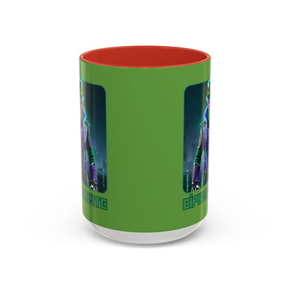 Cipher McByte Accent Mug by cypherpunkgear – cypherpunkgear.com | Cypherpunk Merch