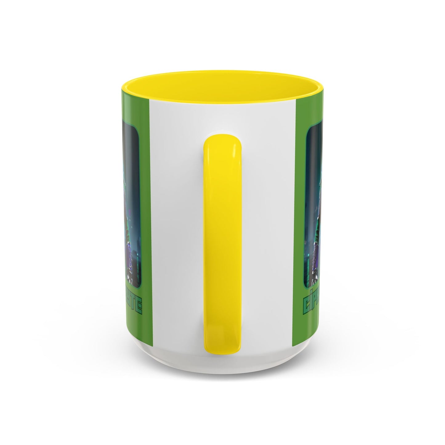 Cipher McByte Accent Mug by cypherpunkgear – cypherpunkgear.com | Cypherpunk Merch