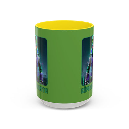 Cipher McByte Accent Mug by cypherpunkgear – cypherpunkgear.com | Cypherpunk Merch