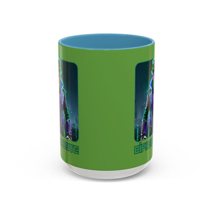 Cipher McByte Accent Mug by cypherpunkgear – cypherpunkgear.com | Cypherpunk Merch