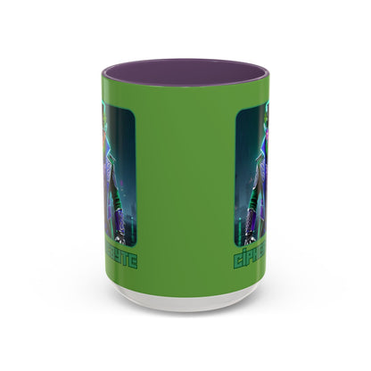 Cipher McByte Accent Mug by cypherpunkgear – cypherpunkgear.com | Cypherpunk Merch