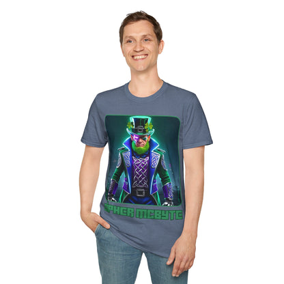 Cipher McByte DKcolors Unisex T-Shirt by cypherpunkgear – cypherpunkgear.com | Cypherpunk Merch