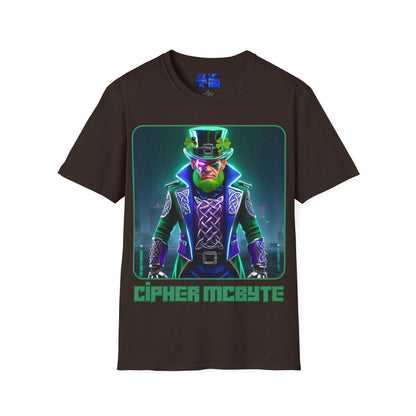 Cipher McByte DKcolors Unisex T-Shirt by cypherpunkgear – cypherpunkgear.com | Cypherpunk Merch