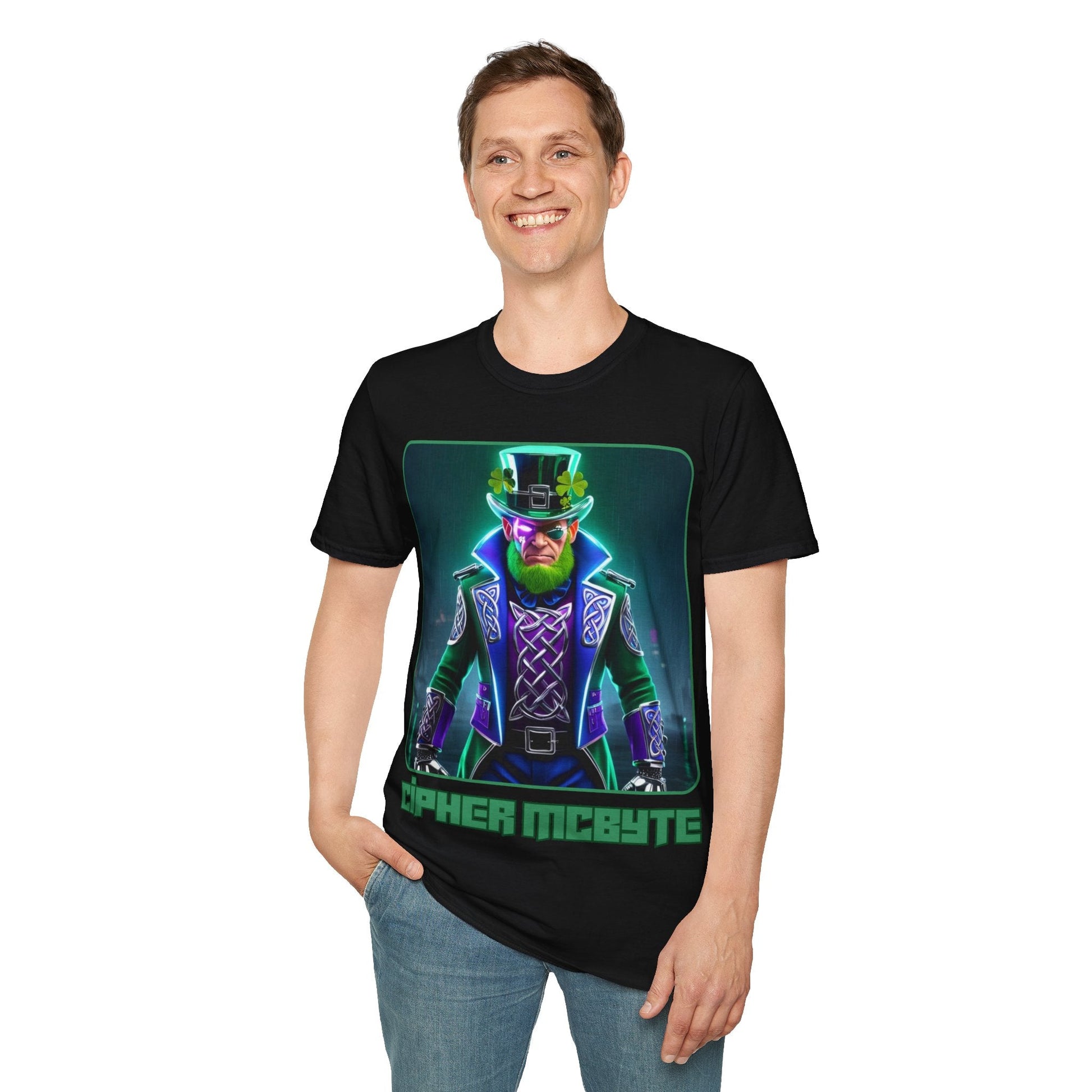 Cipher McByte DKcolors Unisex T-Shirt by cypherpunkgear – cypherpunkgear.com | Cypherpunk Merch