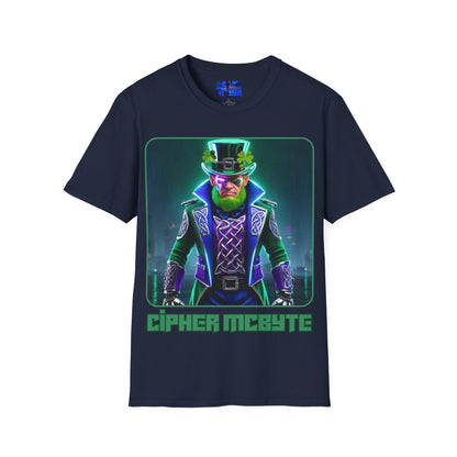 Cipher McByte DKcolors Unisex T-Shirt by cypherpunkgear – cypherpunkgear.com | Cypherpunk Merch
