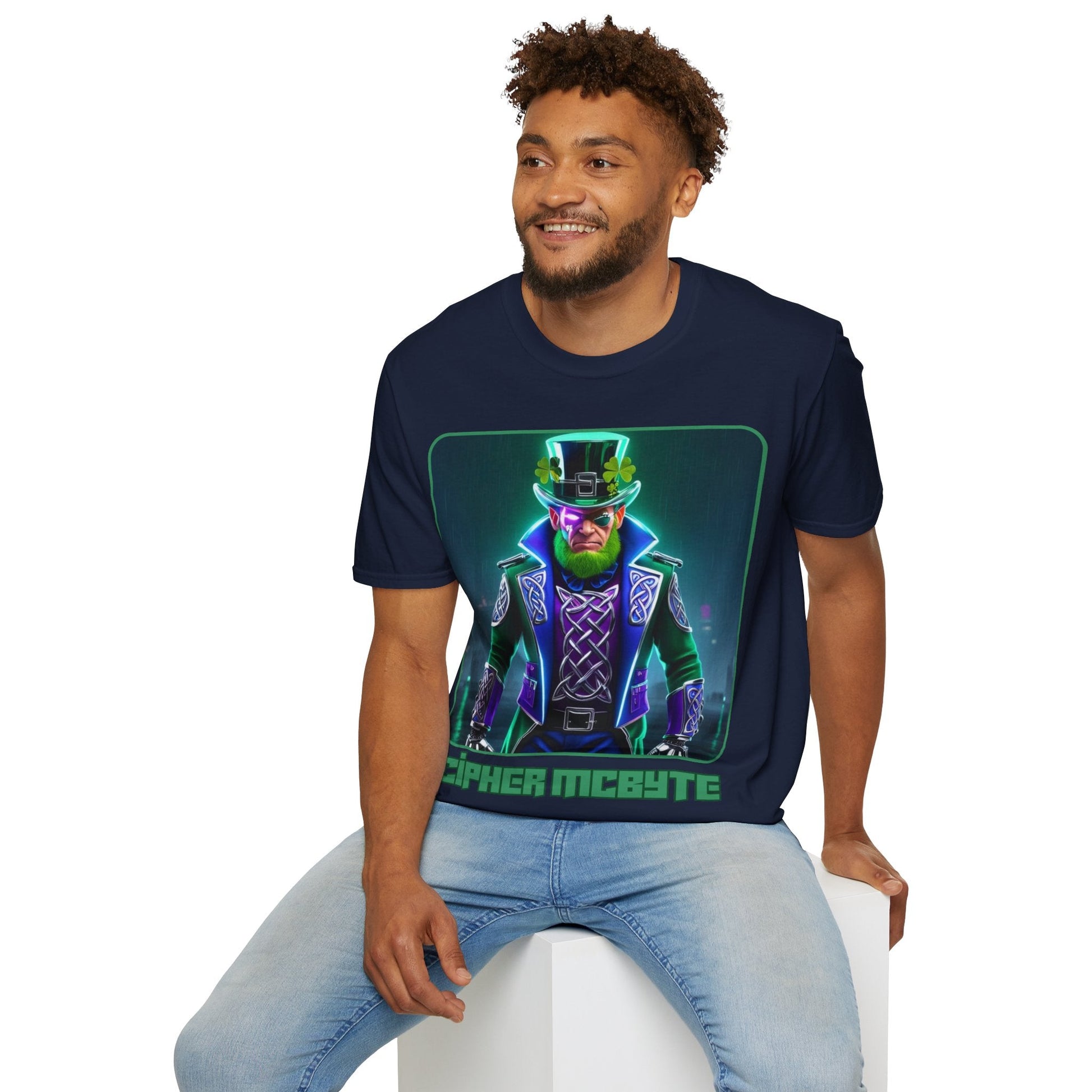 Cipher McByte DKcolors Unisex T-Shirt by cypherpunkgear – cypherpunkgear.com | Cypherpunk Merch