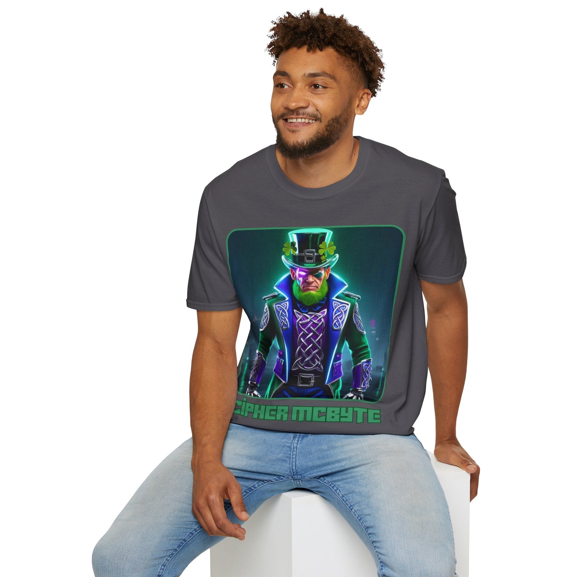 Cipher McByte DKcolors Unisex T-Shirt by cypherpunkgear – cypherpunkgear.com | Cypherpunk Merch