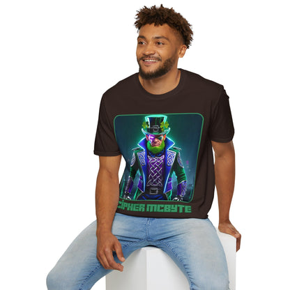 Cipher McByte DKcolors Unisex T-Shirt by cypherpunkgear – cypherpunkgear.com | Cypherpunk Merch
